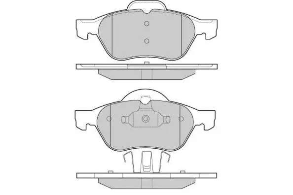 Brake Pad Set, disc brake (12-0981)