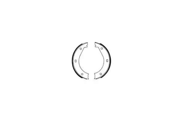 Brake Shoe Set, parking brake (09-0399)