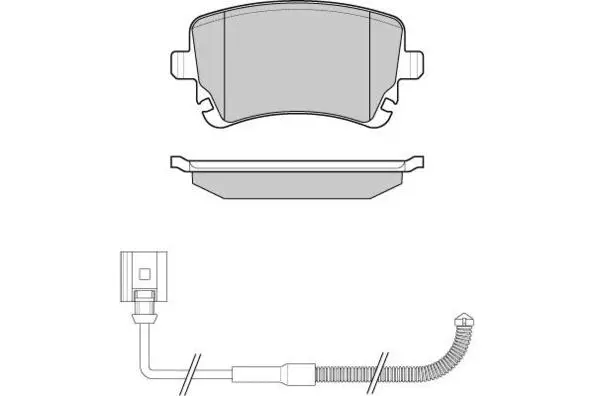 Brake Pad Set, disc brake (12-1087)