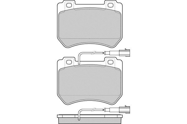 Brake Pad Set, disc brake (12-1412)