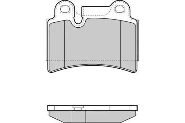 Brake Pad Set, disc brake (12-1302)
