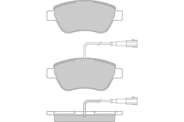 Brake Pad Set, disc brake (12-0942)