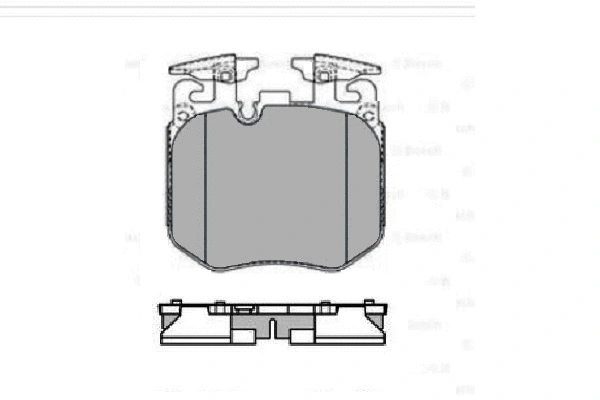 Brake Pad Set, disc brake (12-1739)