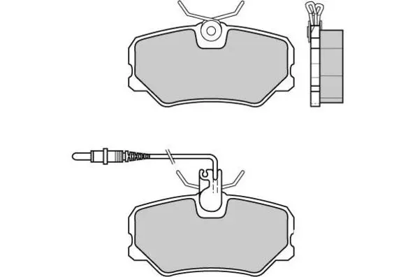 Brake Pad Set, disc brake (12-0379)