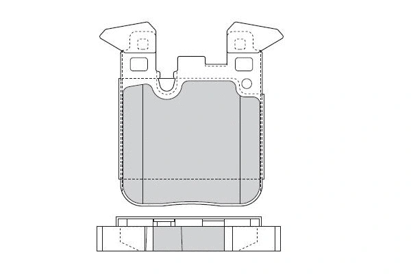 Brake Pad Set, disc brake (12-1521)