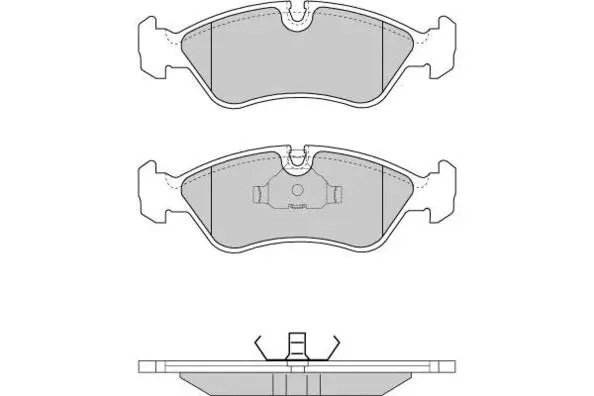 Brake Pad Set, disc brake (12-0417)
