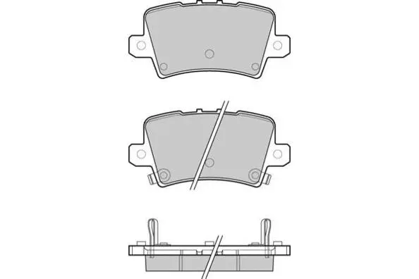 Brake Pad Set, disc brake (12-1246)