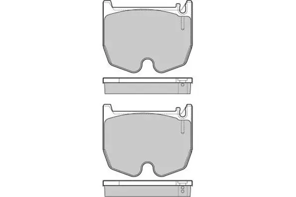 Brake Pad Set, disc brake (12-1163)