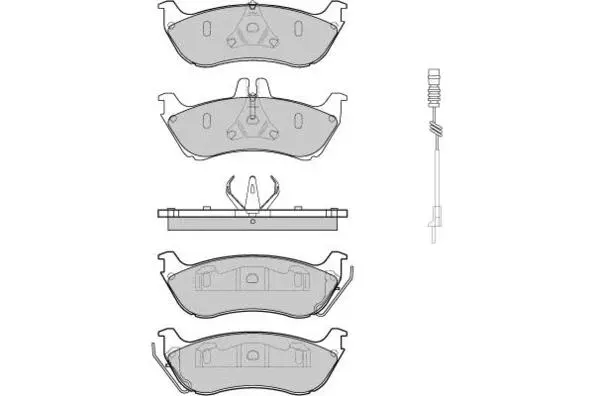 Brake Pad Set, disc brake (12-0969)
