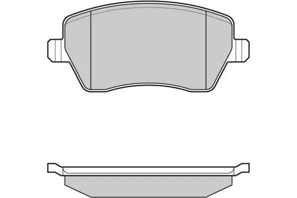 Brake Pad Set, disc brake (12-1026)