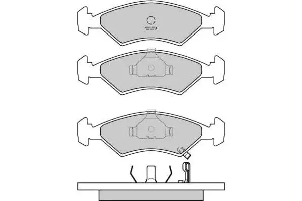 Brake Pad Set, disc brake (12-0647)