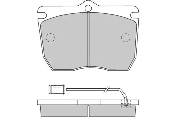 Brake Pad Set, disc brake (12-5265)
