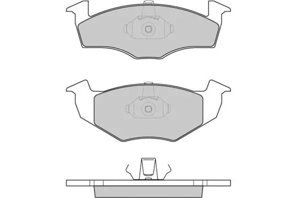 Brake Pad Set, disc brake (12-0808)