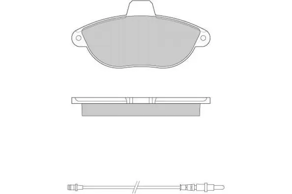Brake Pad Set, disc brake (12-0678)