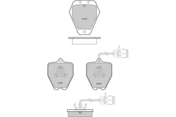 Brake Pad Set, disc brake (12-1118)