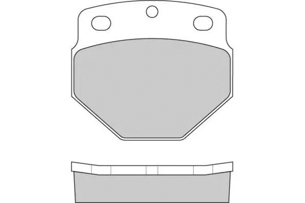 Brake Pad Set, disc brake (12-5248)