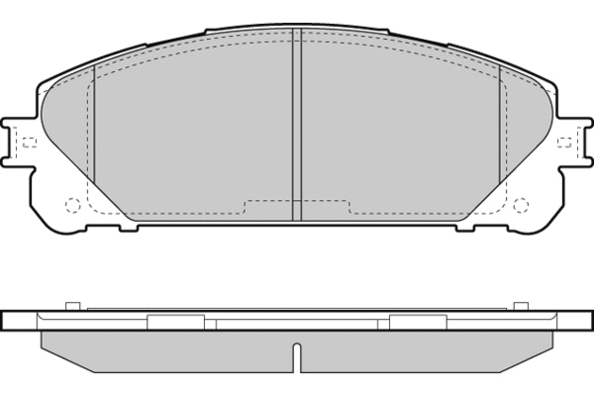 Brake Pad Set, disc brake (12-1481)