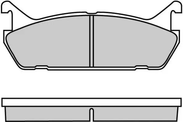 Brake Pad Set, disc brake (12-0488)