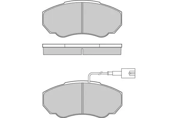 Brake Pad Set, disc brake (12-0997)