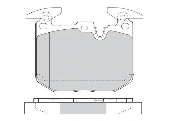 Brake Pad Set, disc brake (12-1522)