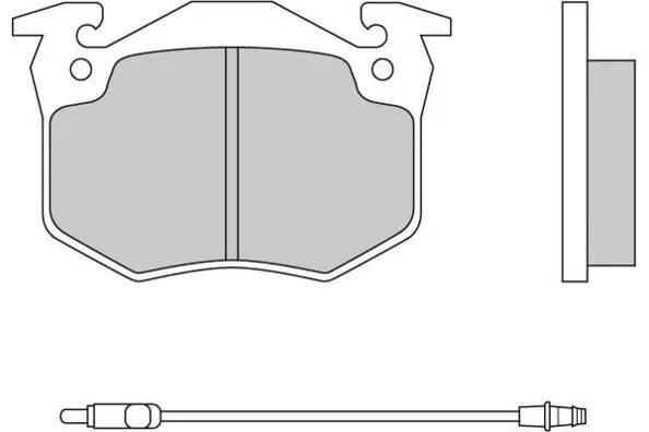 Brake Pad Set, disc brake (12-0230)