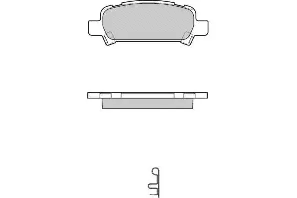 Brake Pad Set, disc brake (12-1056)