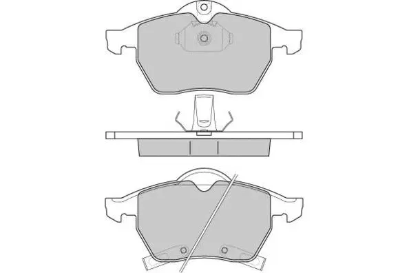 Brake Pad Set, disc brake (12-0813)