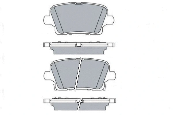 Brake Pad Set, disc brake (12-1767)