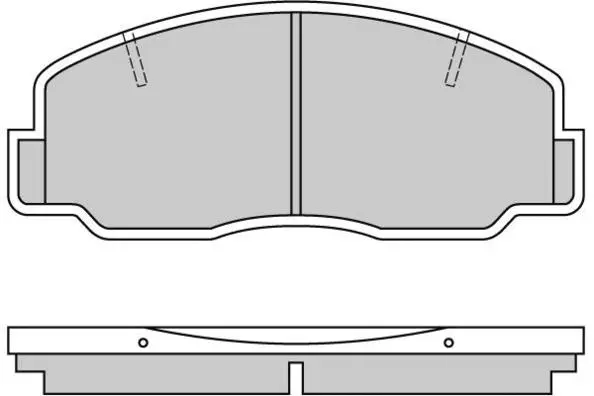 Brake Pad Set, disc brake (12-0305)