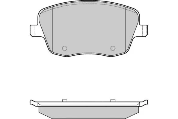 Brake Pad Set, disc brake (12-0973)