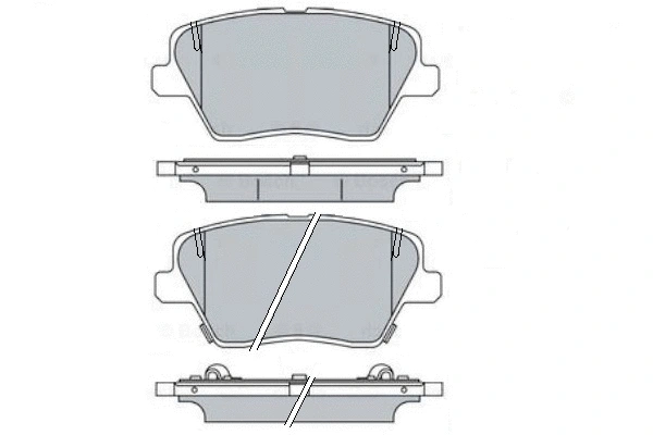 Brake Pad Set, disc brake (12-1769)