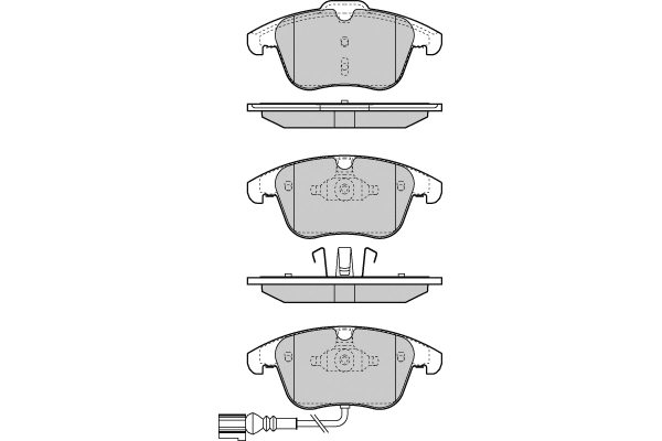 Brake Pad Set, disc brake (12-1394)