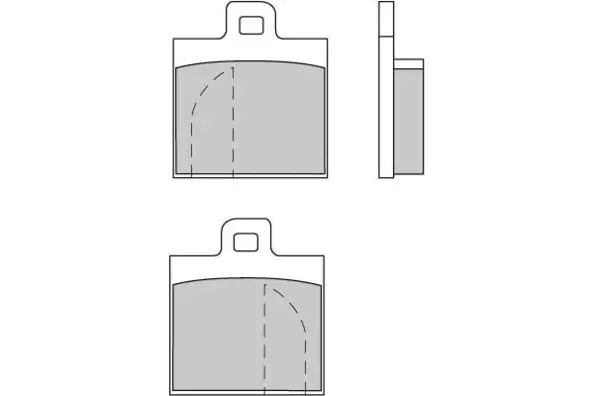 Brake Pad Set, disc brake (12-0089)