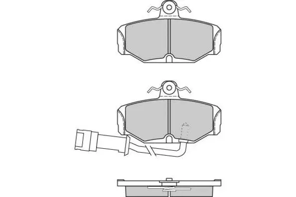 Brake Pad Set, disc brake (12-0284)