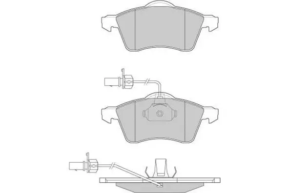 Brake Pad Set, disc brake (12-0868)