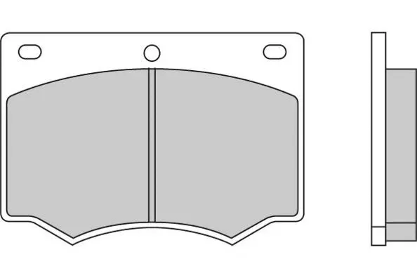 Brake Pad Set, disc brake (12-0169)