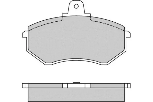 Brake Pad Set, disc brake (12-0186)
