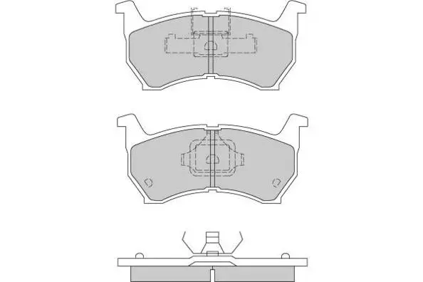 Brake Pad Set, disc brake (12-0253)