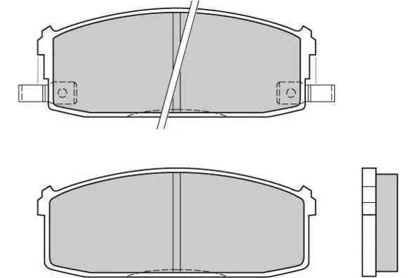 Brake Pad Set, disc brake (12-0510)