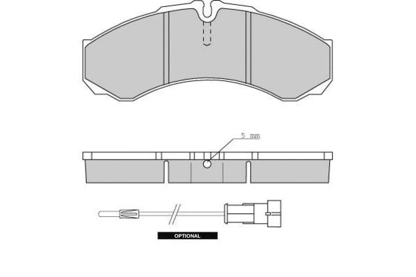Brake Pad Set, disc brake (12-0706)