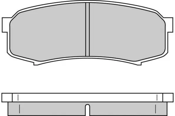 Brake Pad Set, disc brake (12-0597)