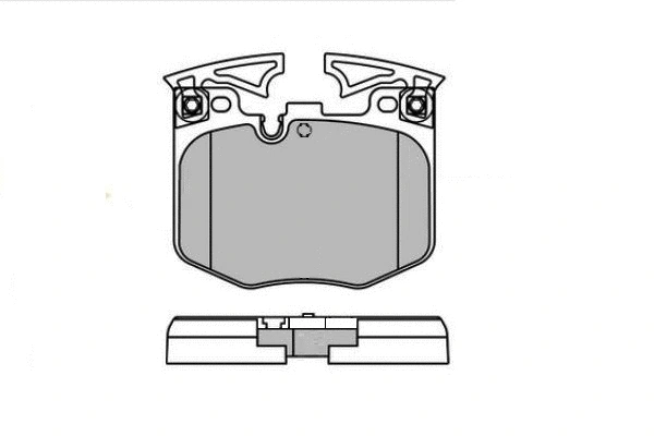 Brake Pad Set, disc brake (12-1740)