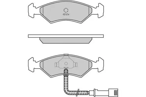 Brake Pad Set, disc brake (12-0266)