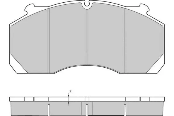 Brake Pad Set, disc brake (12-5304)