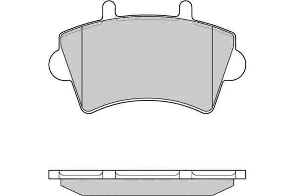 Brake Pad Set, disc brake (12-0975)