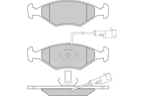 Brake Pad Set, disc brake (12-0776)
