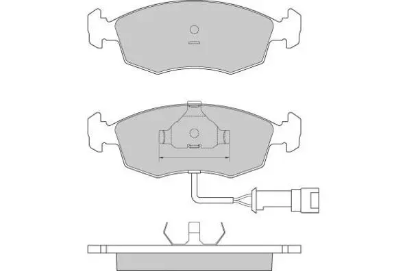 Brake Pad Set, disc brake (12-0282)