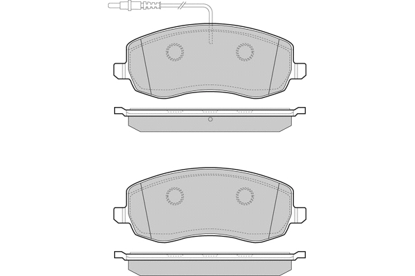 Brake Pad Set, disc brake (12-1499)