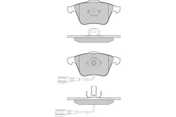 Brake Pad Set, disc brake (12-1136)