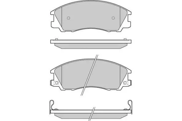 Brake Pad Set, disc brake (12-0971)